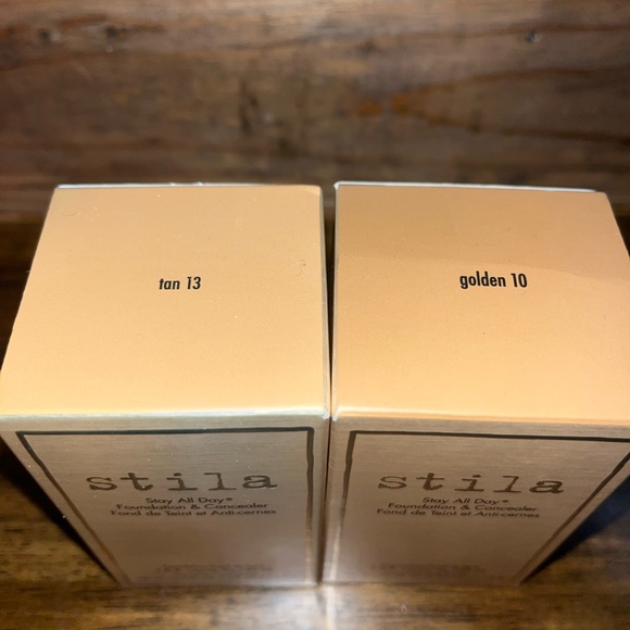NWT stila Stay All Day Foundation and Concealer 1oz. Colors golden10 tan13 - Picture 5 of 5